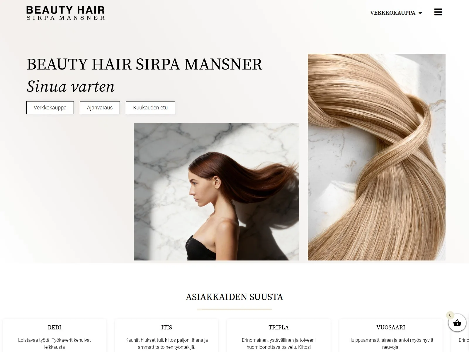 Beauty Hair: Kolmannen polven perheyrityksen kampaamoketju ja verkkokauppa