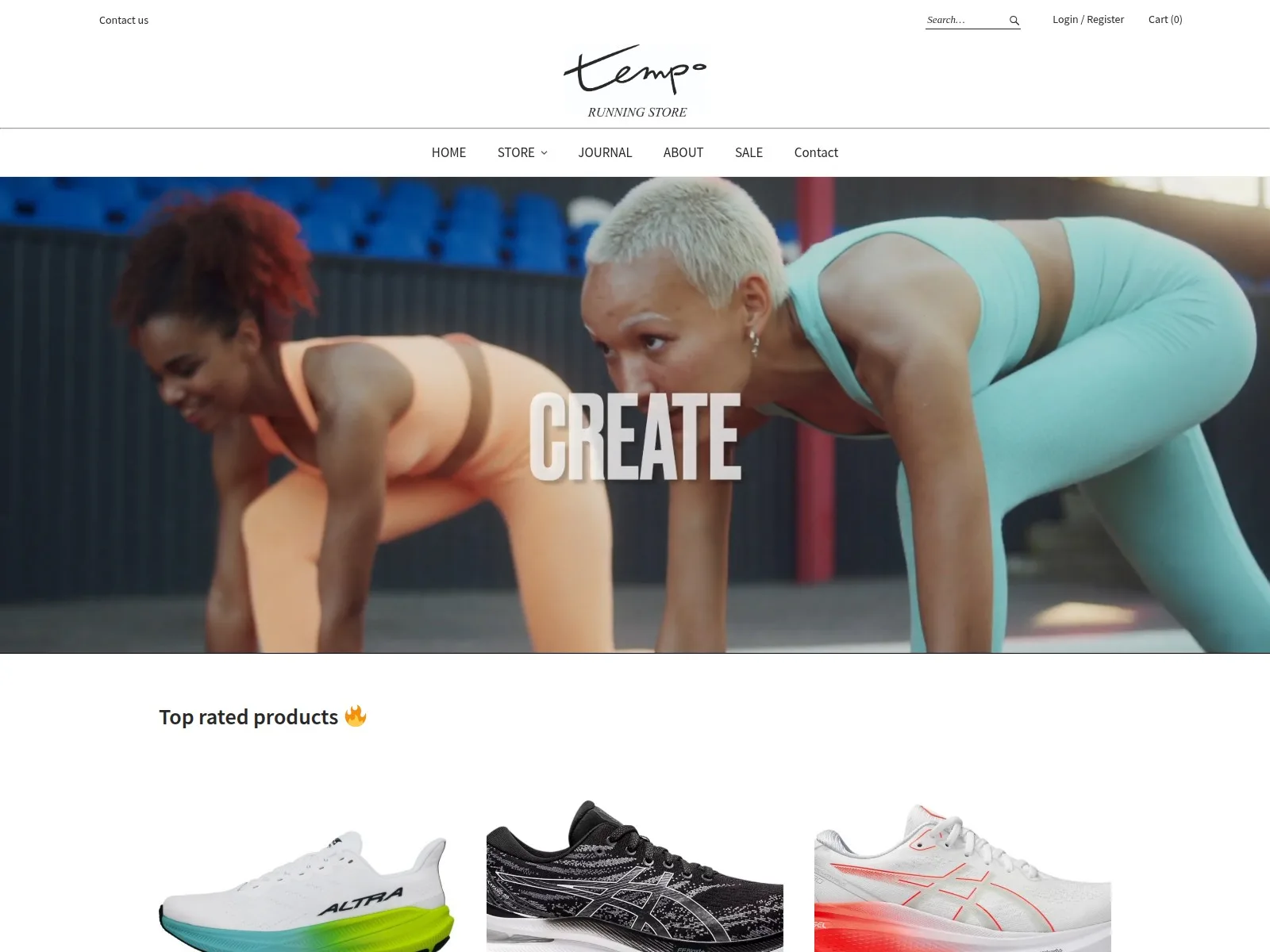 Tempo Running Store: We create running culture: juoksemisen erikoiskauppa verkossa